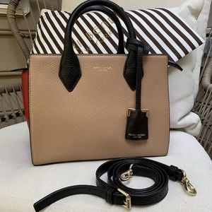 Henri Bendel Uptown Color block Satchel